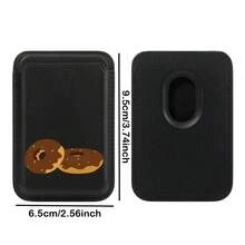 1pc Donut Pattern Black/White/Silver/Brown/Pink PU Leather Wallet Card Holder Magnetic Phone Case Compatible With IPhone 17/16/15/14/13/12/11, Magnetic Wallet Card Holder Phone Accessory Compatible With Android And Most Smartphone,Gifts For Mother, Family, Friends, Kids, Birthday, Holiday Case Accessories Phone Case Magnets - White - View 7