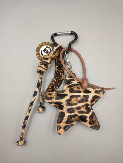 1 st Silver Star Berlock, Nyckelring För Kvinnor