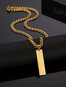 1 pieza Collar para niños, Collar personalizado con letra, Opción de regalo, Letra, Grabado, Exquisito, Colorido, Lindo, Encantador, Casual, Personalizado único, Hecho a medida, Regalo para adolescentes, Favorito de él y ella, Regalo adecuado para hijo e hija