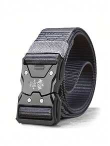 3 piezas Nuevo cinturón táctico de liberación rápida de nailon para pantalones de entrenamiento, entrenamiento al aire libre y cinturones casuales para hombres. Adecuado para adolescentes, jóvenes, hombres, casual, al aire libre, atlético, vacaciones, regalos de graduación, cumpleaños, uso diario, Halloween, casual, negocios, calle, bohemio, occidental, al aire libre, regalo para hombres, esposo, novio, padre, papá, Navidad