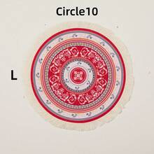 1 miếng lót ly tròn phong cách Bohemian có tua rua thủ công, cốc cà phê, vật dụng trang trí bàn tiệc sinh nhật đám cưới ngày lễ, quà tặng - Nhiều màu - Xem 20