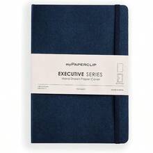 Executive Series Notebook A5 148x 210mm 5.83 X 8.27 In. Plain ESX192A5P Blue