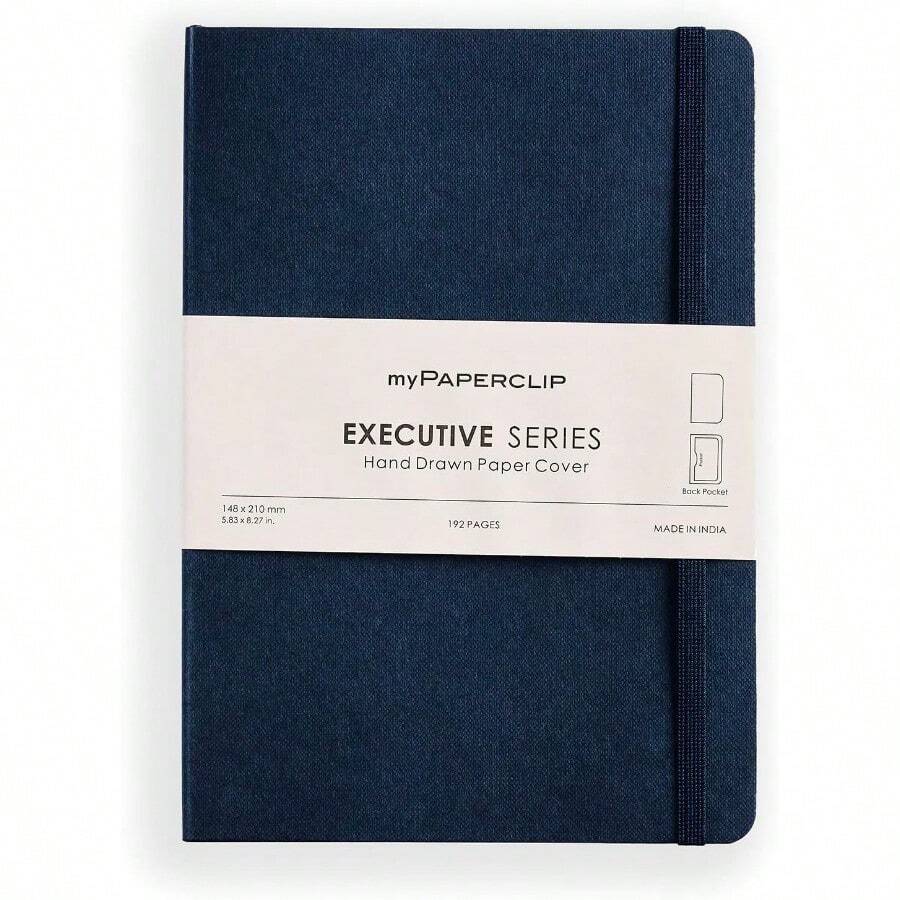 Executive Series Notebook A5 148x 210mm 5.83 X 8.27 In. Plain ESX192A5P Blue