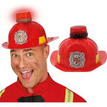 Fiestas Guirca Casco Bombero Infantil con Sirena, Luz y Sonido para Disfraces de Héroe, Juguete Educativo con Efectos Luminosos y Acústicos, Ideal para Fiestas, Juegos de Roleplay y Actividades de para Niños y Niñas - Envío GRATIS ✅ Entrega 24/48h a España (península) - Multicolor - Ver 1