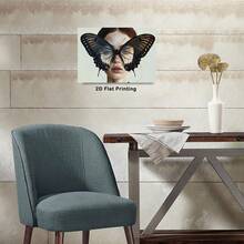 1pc My Eyes Were Covered By Butterflies Poster Modern Canvas Print Framed Wall Art Painting Ready To Hang Office Living Room Home Decor Picture Artwork Decor.Stretched And Framed Ready To Hang.