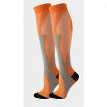 KIT 1 PAIRS Magic Sports Compression Socks For Men And Women, Cycling, Football, Elastic, Motorcycling 38-44 - trái cam - Xem 3