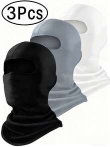 3/1/2 Pieces Ski Mask, Balaclava Face Mask For Men And Women – Skiing, Snowboarding, Motorcycle & UV Protection Face Cover Hat For Outdoor Airsoft Motorcycle Hood Helmet Balaclavas Headwear