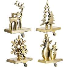 Bronze Stocking Hangers - 4