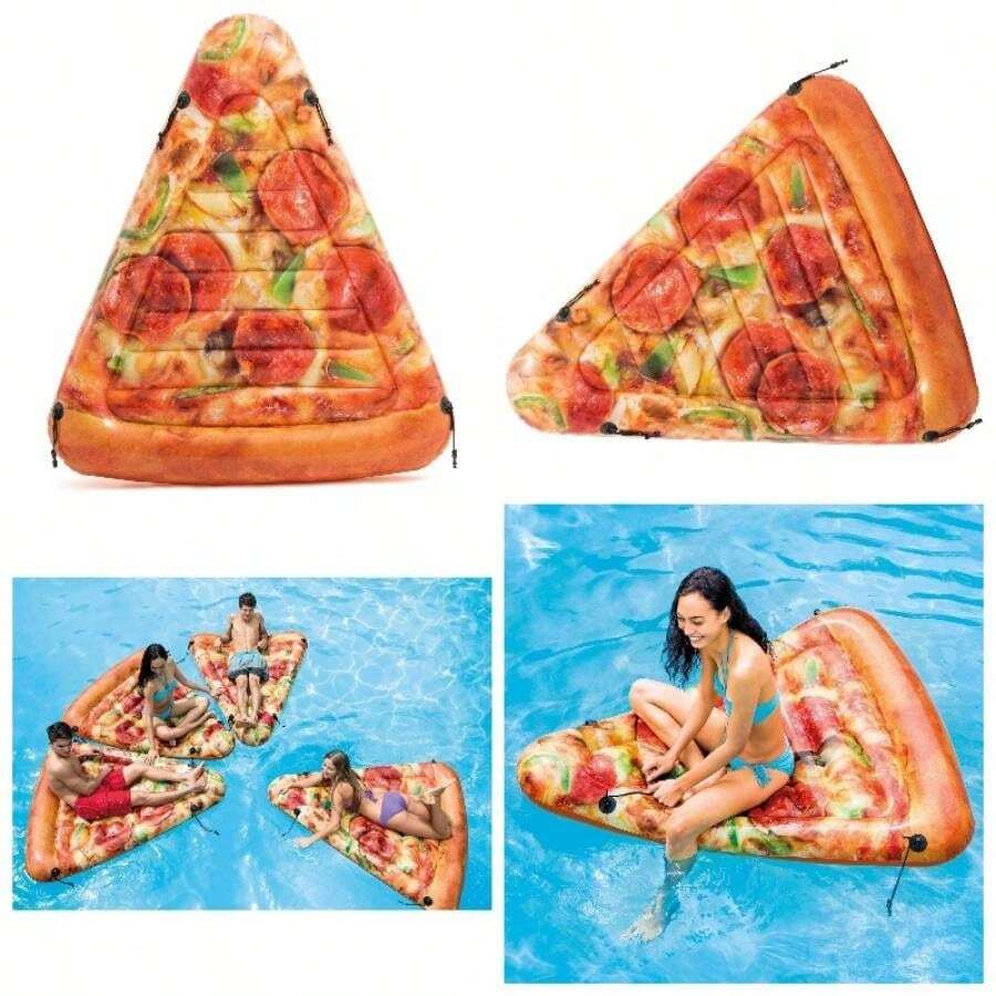 Pizza Slice Inflatable with Realistic Printing, 69 X 57 - Multicolor - Ver 1