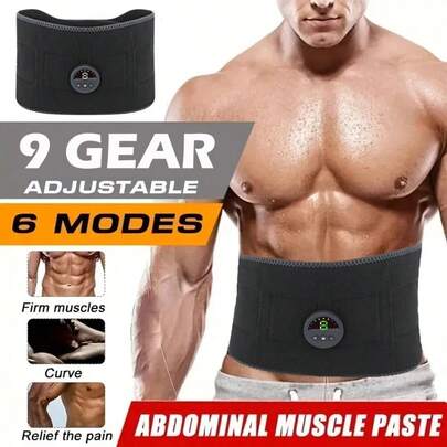 ABS Stimulator Muscle Machine Workout Equipment Ab Toning Fitness Training Belt