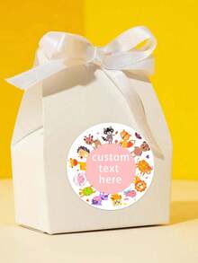 24 ملصق مخصص بقطر 4 سم، ملصقات أعمال شخصية، ملصقات مخصصة بأي تصميم أو شعار أو صورة أو نص أو عنوان أو رمز الاستجابة السريعة