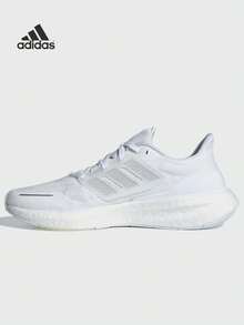 Adidas 阿迪达斯 Pureboost 23 舒适简约减震耐用低帮训练跑步鞋，男女通用，白色 - 白色 - 查看 2
