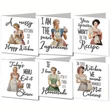 6pcs DIY Diamond Painting Kits, Cat, Dog, Cartoon Character Patterns On Paper Material Greeting Cards, Blessings And Wishes, Unique Design, Asymmetrical Shape Diamonds, Suitable For Thanksgiving Gifts - Multicolor - View 16