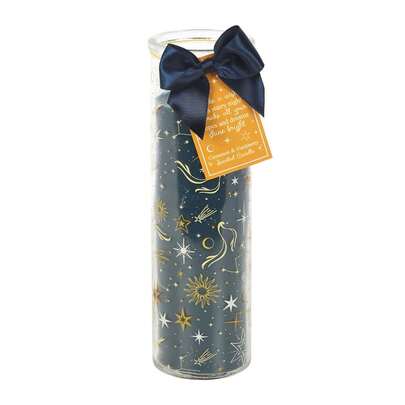 Something Different Starry Night Cinnamon & Blackberry Tube Candle (Black) - 100% Mixed - (SD10487)