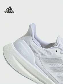 Adidas 阿迪达斯 Pureboost 23 舒适简约减震耐用低帮训练跑步鞋，男女通用，白色 - 白色 - 查看 8