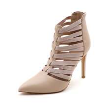 lunryet Women's Platform Heel Dance Boots Peep Toe Latin Salsa Ballroom Ankle Dance Shoes TINA-10 - NATRUAL - 查看 6