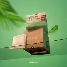 Juego de piezas de vajilla desechable de hoja de palma. Pack para 20 personas. Naturales y biodegradables. No txico. Natural Leaf Tableware - 200 - Ver 8