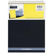 - almohadillas para orejas de escritura legal, encuadernadas en la parte superior, papel rayado ancho, 8-1/2 x 11 pulgadas, 70 hojas, ideales para usar como suministros de oficina en casa, bloc de notas, bloc de notas o almohadillas para orejas Steno, escritura de letras, amarillo canario (MEA59880) - 1 - Ver 5