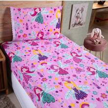 2-Piece Single Bed Sheet Set With Children's Prints - Little Fairy - View 4