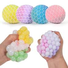 1pc Sensory Squeeze Cube Toys - Stress Cube Ooze Stress Ball, A Handheld Desktop Toy To Relieve Anxiety Anytime, Suitable For Classroom, Outdoor, Office Stress Relief, Perfect For Desktop Decor, Classroom Rewards, Party Favors And Holiday Gifts! - Multicolor - View 11