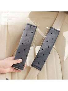 1个波点蝴蝶结汽车肩垫，柔软防磨损汽车肩套（肩垫上的蝴蝶结数量和位置随机） - A - 查看 11