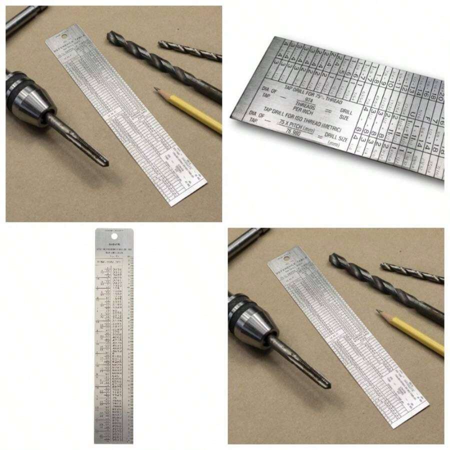 Instruments 715 Tap and Drill Reference Table - plateado - Ver 1