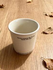 1pc Simple Paper-Ceramic Cup, Niche Design Ceramic Handgrip Cup, Coffee Cup, Latte Art Cup, High-End Breakfast Milk Cup, Household Water Cup Back To School