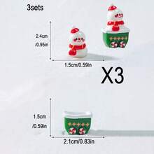3sets Creative Mini Christmas Train&Snowman&Elk&Small Animal Small Ornaments,DIY Christmas Micro Landscape Decoration,For Doll House Accessories,Micro Christmas Decoration,Christmas Gifts,Christmas Crafts,Mini Figures,Mini Gifts,Mini Resin Animals,Elf On The Shelf Accessories,Mini Stuff,