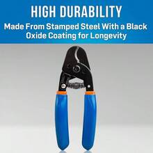 JIC - 500 - Cortador de cables compacto para cables de red de par trenzado, CAT5, CAT5e, CAT6, CAT6A - Cortador de cables de red - Ver 6