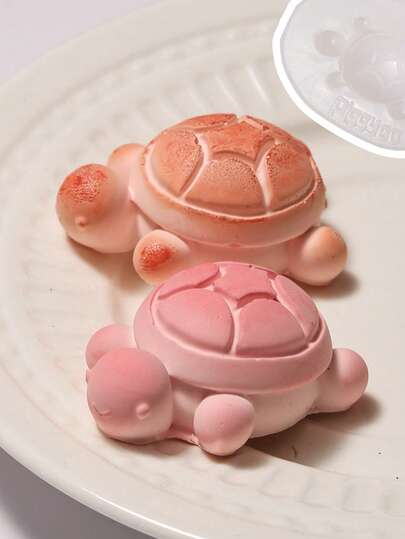 1 件可爱乌龟硅胶模具，适用于 DIY 工艺品、装饰品、蜡烛制作