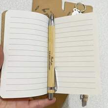 3/4/12/28pcs Set, Keychain Set Includes Bamboo Pen, Inspirational Notebook, Motivational Keychain And Gift Bag - Suitable For Team Gifts, Employee Appreciation Gifts, Office Gifts, Suitable For Employees, Volunteers, Nurses, Teachers, Colleagues, Team Building Retirement Gifts, Car Accessories, Bag Charms, Cute Goth Style, Y2K Style, Christmas Gift Ideas