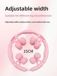 1个16轮腿部按摩滚轮，放松小腿肌肉，瘦腿神器，腿部按摩环，适用于家庭、健身房、学校、俱乐部等场所。 - 彩色 - 查看 10