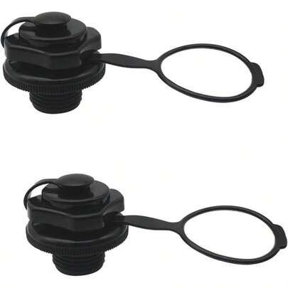 - 2 vlvulas inflables de aire para barco, 24 mm, tapones de vlvula de aire de plstico para inflables, tapn de tubo remolcable para balsa inflable, barco, kayak