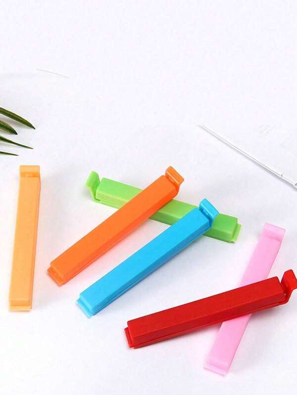 2/10pcs Food Sealing Clips, Plastic Tea Leaf Clips, Food Clips, Snack Clips, Milk Powder Tea Leaf Airtight Sealing Clips