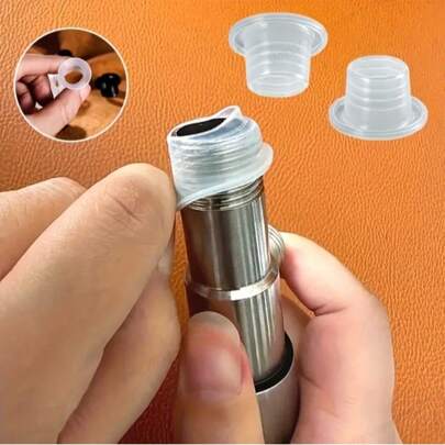 30 Packungen universelle Silikon-Armaturendichtung - Küchen-/Badezimmer-Armatur lecksicher Dichtungsring, ohne Batterie, geeignet für Standard-Europäische und Amerikanische Anschlüsse, Küchenzubehör, Küchen-Wasserhahn, Wasserhahn, Armaturenverlängerung, Küchen-Wasserhahn