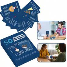 Hot-Selling 50 Cognitive Distortion Flashcards, Perfect For Family Gatherings, Date Nights, And Creative Surprise Card Games. Great For Christmas, Thanksgiving, Valentine's Day, And Game Nights. Suitable For Dinners, Parties, And Special Occasions. Romantic Gift Ideas | Fun Design | Durable Card Material. A Fun And Entertaining Card Game For Couples, Date Games, And Romantic Couple Games.