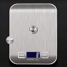 1 Balanza de cocina digital, báscula de alimentos de acero inoxidable de alta precisión con pantalla LCD, báscula en gramos con auto cero/apagado y conversión de unidades, funciona con batería - Plateado - Ver 3