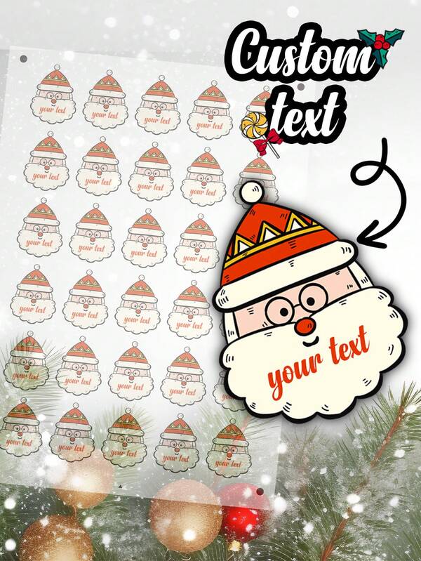 Christmas Present Label Santa/Reindeer Name Gift Sticker - Personalized Gift Sticker Labels For Friends & Family.Effortlessly Label Your Christmas Gifts And Presents And Make Them Truly Unique And Personalised For Family, Loved One's Friends And Work Colleagues! Simply Peel And Stick To Apply Our Christmas Gift Labels.The Simple Way To Add A Magical Festive Finish To Your Presents And Gifts. Prevent Getting Your Presents Mixed Up As Well!