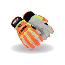 T-REX Primal Series TRX510 Cotton Blend Corded Palm Impact Glove - 510 Primal Cut Level A2 Size 10/XL