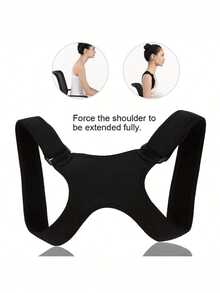 1pc Invisible Fall Winter Corrective Back Brace, Posture Corrector, Fixing Strap, For Men, Adults, Sports And Outdoor Accessories, Assistive Training Tool To Correct And Prevent Hunchback Christmas Thanksgiving New Years Holiday Gifts Gym Accessories Looks Of Party Season Picks