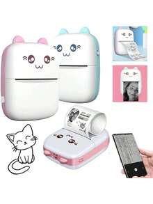 Mini Portable Pocket Thermal Printer Wireless Printing Photos Notes Bluetooth For Android IOS - Nhiều màu - Xem 3