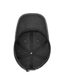 Salty Soul Men Women Vintage Washed Distressed Baseball Cap Twill Adjustable Adult Hat Women Caps - Black - View 5