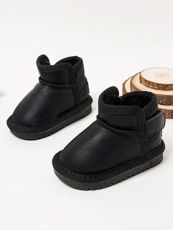 1 par de botas de nieve ligeras y cómodas para bebés/niños pequeños, adecuadas para uso diario al aire libre en otoño/invierno