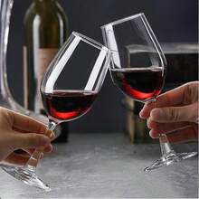 Pahare înalte pentru vin alb și roșu, capacitate mare, pahare cu gât îngust, sticlă transparentă, fără plumb, set pahare de vin, ramă subțire, decantare ușoară, design cu picior lung, bază stabilă, rezistente la spargere, rezistente la căldură, lavabile la mașină, perfecte pentru restaurante, baruri, petreceri, nunți, degustări de vinuri, alternative la șampanie, pahare multifuncționale pentru băuturi reci, cutie cadou, ideale pentru cadouri.