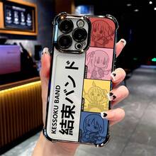 Funda de teléfono Anime Music Rock L-Lonelys R-Rocks para iPhone 17 16e 16 15 14 13 12 11 Mini Pro Max Air X XR XS Max 8 7 Plus, a prueba de golpes, transparente y suave - Colores mezclados - Ver 6