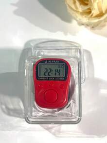 USB Rechargeable Electronic Counter With Silicone Strap, 7-Channel LED Ring Display, Manual Counting, Time Display, Lockable Screen, Compact Design With USB Charging, Suitable For Warehouse Inventory Or Daily Use - Multicolor - View 13
