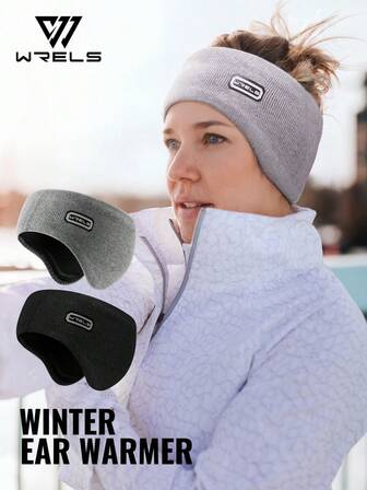  WRELS 1 Pc Winter Warm Earmuffs Waffle Earmuffs, Bicycle Ski Helmet Insulation Lining Earmuffs, Thickened Solid Color Soft Plush Earmuffs, Women'S Men'S Fashionable Warm Windproof Earmuffs, Suitable For Daily Exercise, Training, Running, Skiing. It Is Also Choice For Daily Wear, Outdoor Activities, Beach, Team Activities, Clubs, Dance Parties, And A Great Sports Earmuffs Gift