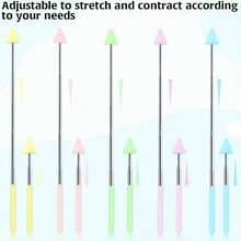 1/5 peças Ponteiro Retrátil de Cor Aleatória, Ponteiro com Formato de Seta Retrátil, Ideal para Apresentações em Quadro Branco de Sala de Aula, Durável e Portátil com Opções de Cores Macaron, Design Retrátil Portátil para Armazenamento Fácil, Perfeito para Demonstrações em Quadro Branco, Suprimentos Escolares, Ferramentas de Sala de Aula, Ponteiros Portáteis, Armazenamento Compacto, Ponteiros em Formato de Seta, Ponteiros Retráteis, Educadores, Estudantes, Temporada de Volta às Aulas