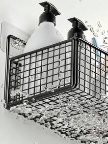 Bathroom Rack, Toilet Rack, Paper Towel Rack, Waterproof And Punch-Free Bathroom Above Toilet, Bathroom Toiletries Storage, Kitchen Seasoning Bottle Storage, Punch-Free Installation, Including 2 Traceless Stickers, Waterproof And Moisture-Proof, Strong Load-Bearing Capacity, Bathroom Rack Designed For You Who Pursue A Clean And Convenient Life Home Bathroom Decor Bathroom Organizer Summer