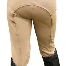 Hy RFORMANCE Childrens/Kids Stella Riding Tights (Beige) - 50% Polyester/50% Spandex - 204gsm - (BZ3056) - Beige - View 2
